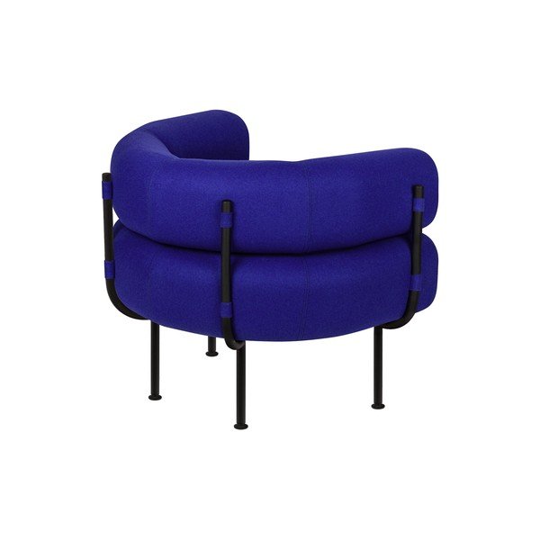 Plava vunena fotelja Ubi – noo.ma-image-2