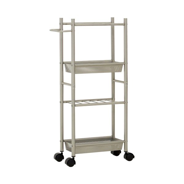 Metalna kolica za posluživanje na kotačima 16x40 cm Dara – Premier Housewares