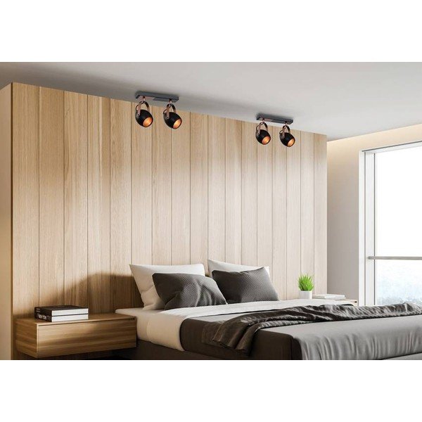 Crna stropna lampa 18x30 cm Anica - Candellux Lighting-image-1