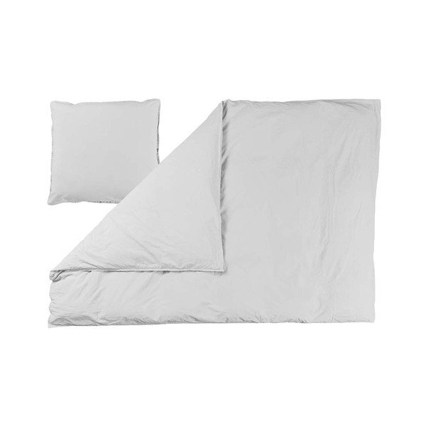 Bijela produljena posteljina od organskog pamuka 220x140 cm Curly - Bahne & CO