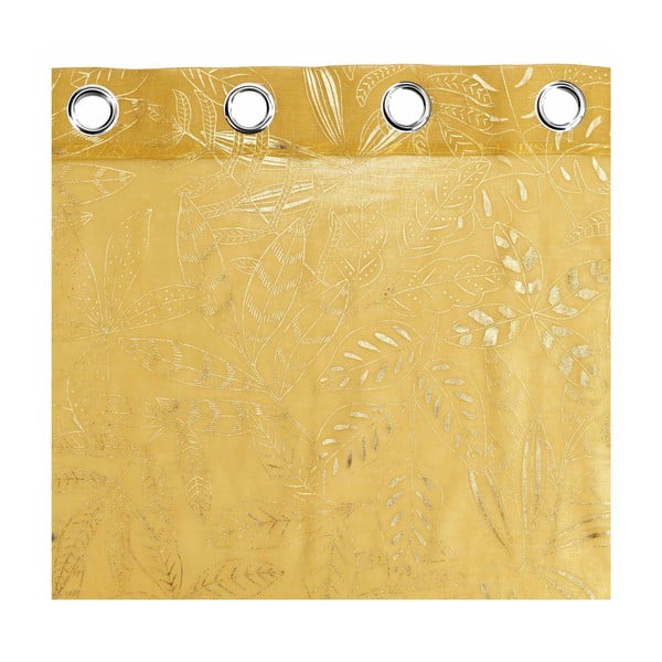 Žuta  prozirna zavjesa 140x280 cm Belflor – douceur d'intérieur-image-3