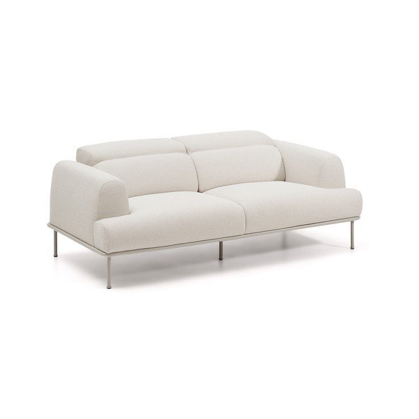 Bež podesiva sofa od šenila 214 cm Aurum – Kave Home-image-3