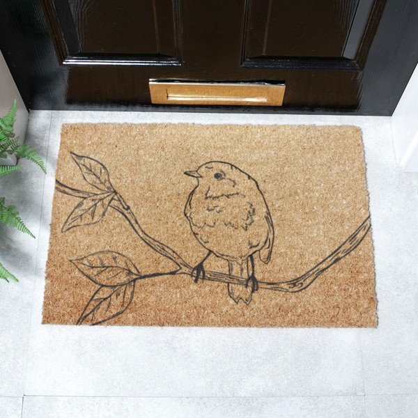 Otirač od kokosovih vlakana 40x60 cm Pencil Robin – Artsy Doormats-image-2