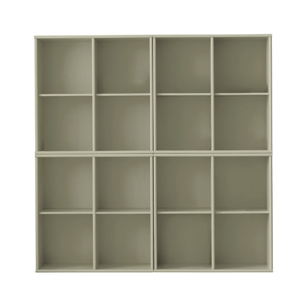 Kaki zelena viseća biblioteka 140x140x27 cm Mistral – Hammel Furniture