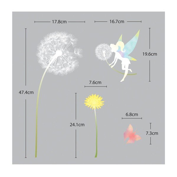 Set zidnih naljepnica Ambiance Dandelion and Little Fairy-image-3