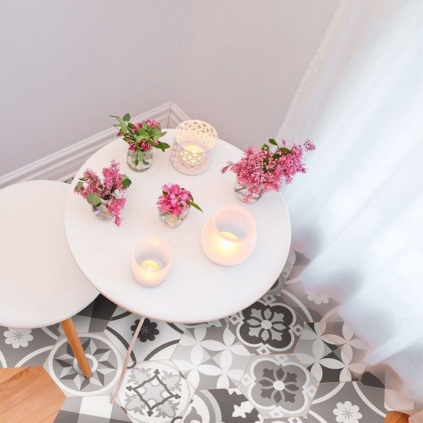 Set od 10 vodootpornih podnih naljepnica Ambiance Adamo, 20 x 18 cm-image-1