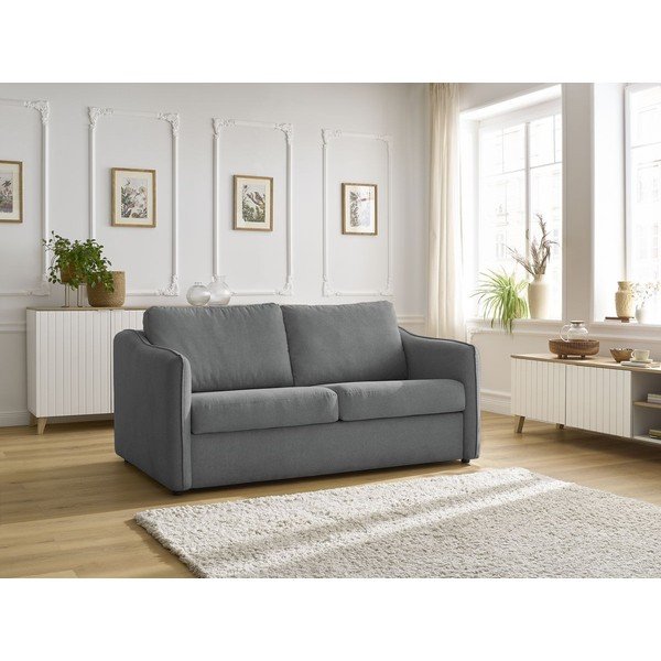 Tamno siva sofa za spavanje/sklopiva 178 cm Lenny – Bobochic Paris-image-1