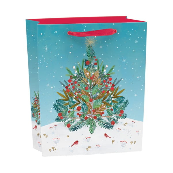 Poklon vrećica s božićnim motivom 25x10 cm Beneath the Tree – Roger la Borde