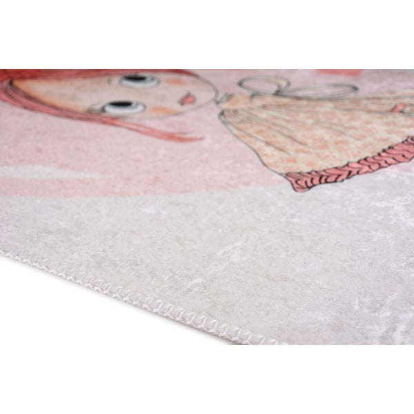 Svijetlo ružičasti dječji tepih 100x160 cm Lovely Girl – Vitaus-image-3
