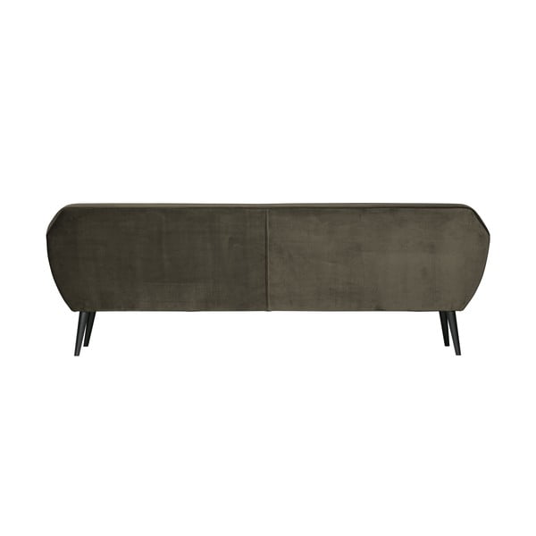 Tamnozeleni baršunasti kauč WOOOD Rocco, 230 cm-image-3
