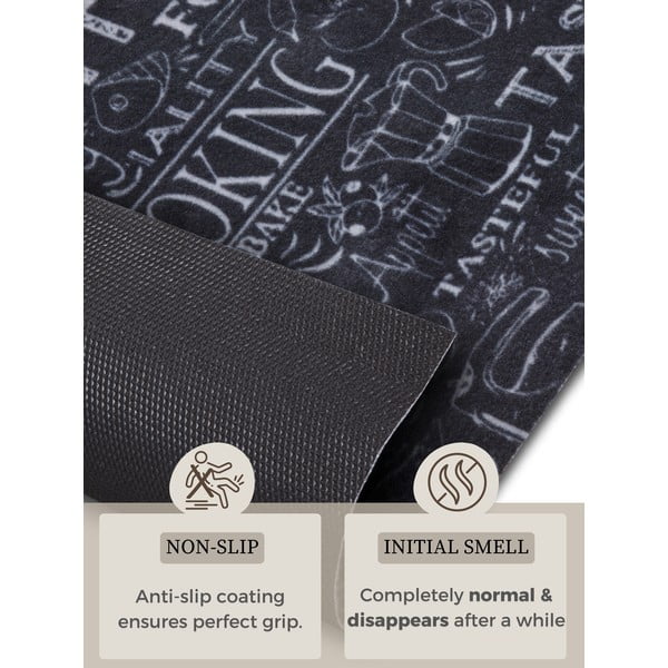 Crni tepih staza 50x150 cm Wild Kitchen Board - Hanse Home-image-4