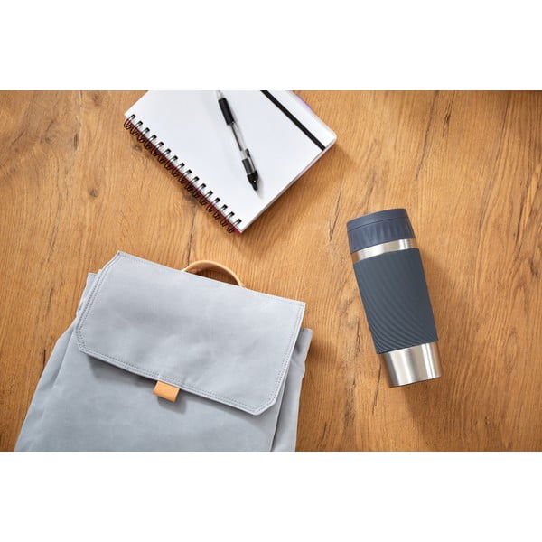 Siva termo šalica 0,36 l Easy Twist - Tefal-image-3