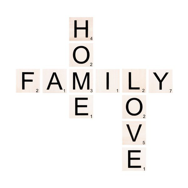 Zidni ukras Wallity Scrabble