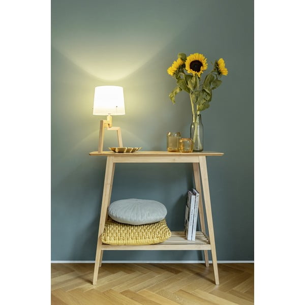 Konzolni stol od bambusa u prirodnoj boji 30x80 cm Kona - Wenko-image-1