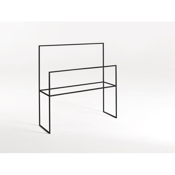 Crni metalni stalak za ručnike CustomForm Barel-image-1