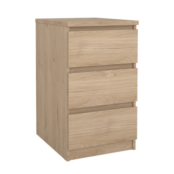 Komoda u dekoru hrasta u prirodnoj boji 40x70x50 cm Naia – Tvilum-image-3