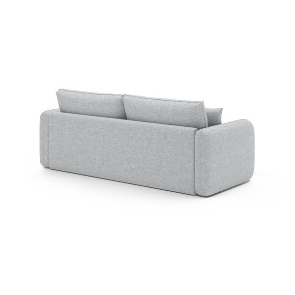 Svijetlo siva sklopiva sofa 225 cm – Micadoni -image-4