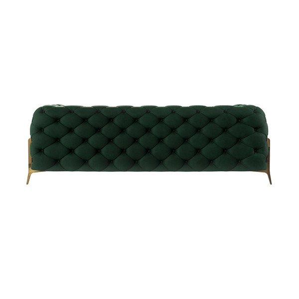 Tamno zelena baršunasti sofa 225 cm Chelsea Bis – Ropez-image-3