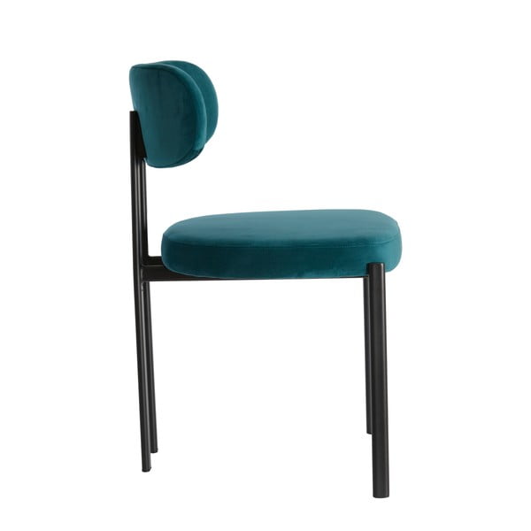 Petrolej zelene baršunaste blagovaonske stolice u setu 2 kom Sonja – Light & Living-image-4