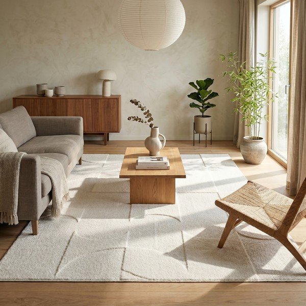 Krem tepih 120x170 cm Luna – ESTE-image-1