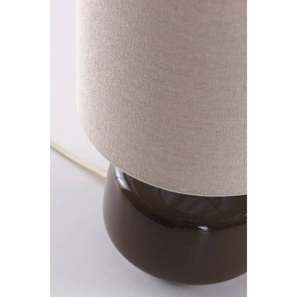 Smeđa/krem stolna lampa keramička (visina 29 cm) Laila – Jotex-image-4