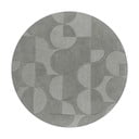 Sivi vuneni okrugli tepih ø 160 cm Gigi - Flair Rugs