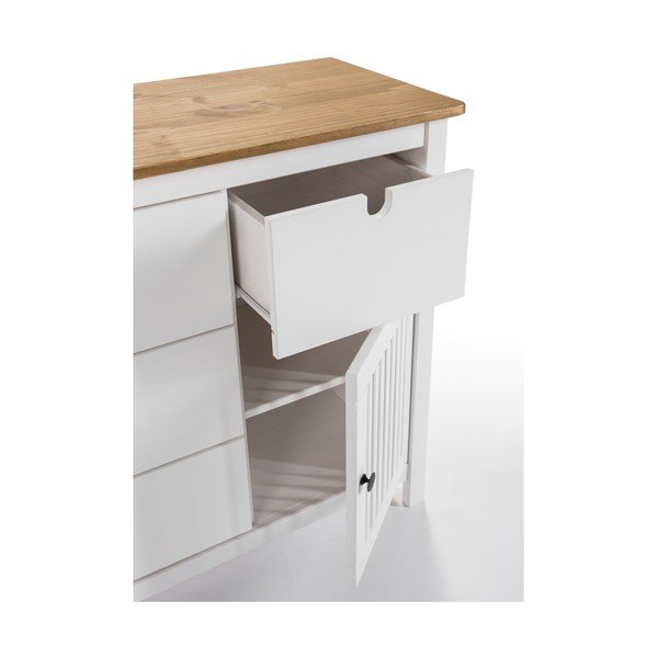 Bijela drvena komoda Marckeric Bruna-image-1