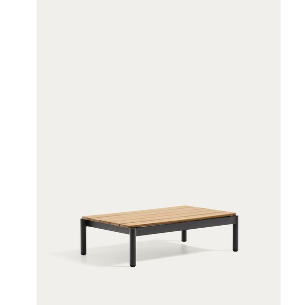 Vrtni stolić za kavu od masivne tikovine 57x91 cm Sorells – Kave Home-image-3