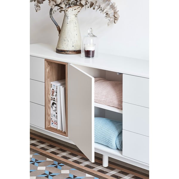 Krem komoda 180x76x40 cm Corvo – Teulat-image-1