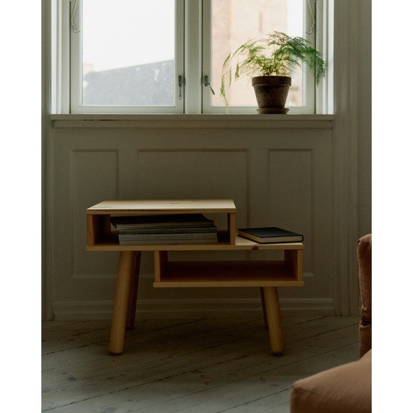 Stolić od borovine u crnoj boji Karup Design Hako-image-4