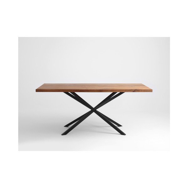 Blagovaonski stol s hrastovom pločom Custom Form Orion, 180 x 90 cm-image-4