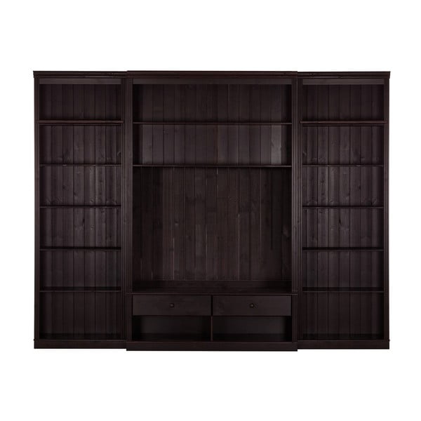 Smeđi TV set od masivnog bora 288x223 cm Anita – Støraa