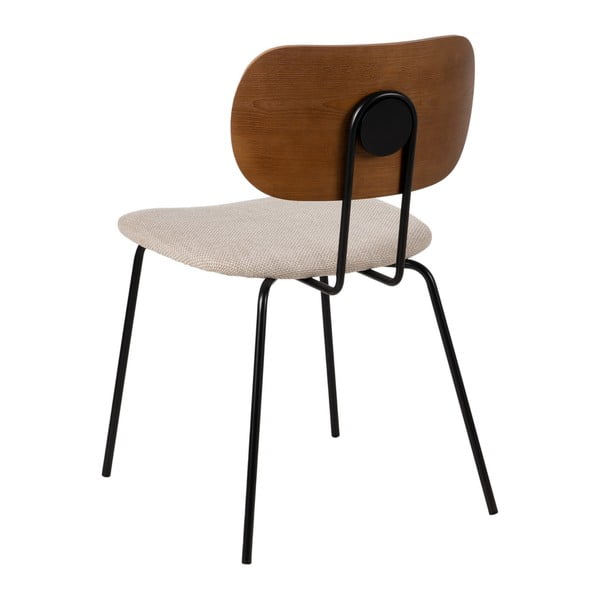 Smeđe/krem blagovaonske stolice u setu 4 kom Cleo – Ixia-image-3