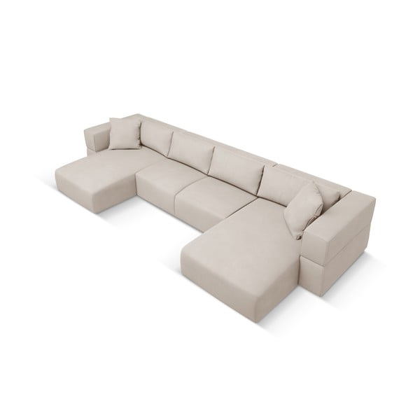 Bež kutna garnitura (u obliku slova "U") Esther – Milo Casa-image-2