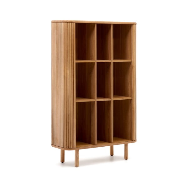 Ormarić u dekoru jasena s kliznim vratima u prirodnoj boji 110x160x40 cm Mailen – Kave Home-image-4