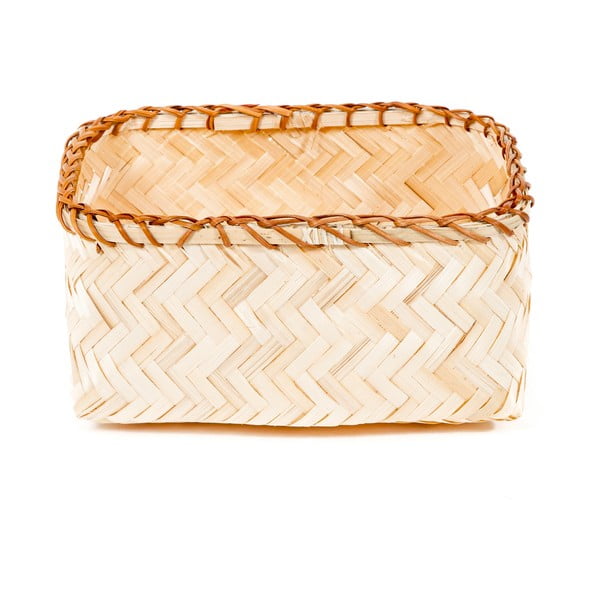 Košara za pohranu od bambusa Compactor Halong Basket, 26 x 12 cm-image-1