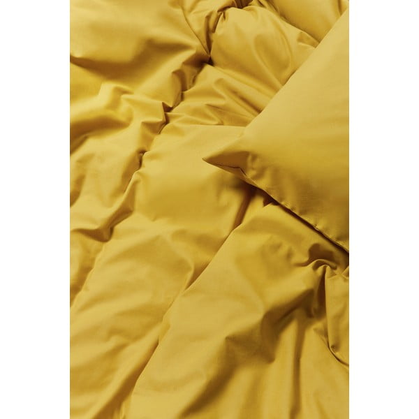 Pamučna posteljina senf žute boje za bračni krevet Bonami Selection, 200 x 220 cm-image-1