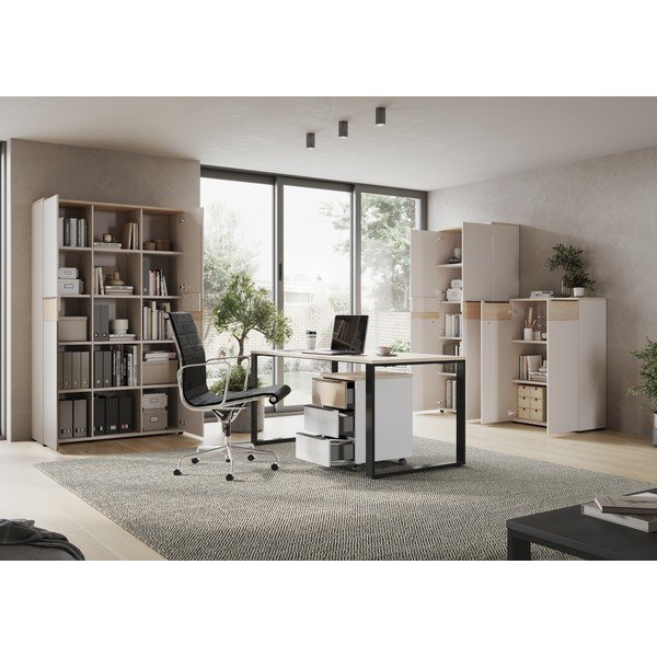 Radni stol u dekoru hrasta 80x160 cm Oviedo – Germania-image-1