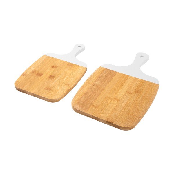 Set od 2 daske od bambusa s bijelom ručkom PT LIVING Gourmet-image-3