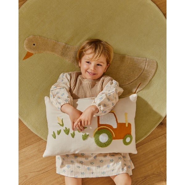 Pamučan dječji jastuk 30x50 cm Pecky – Kave Home-image-1