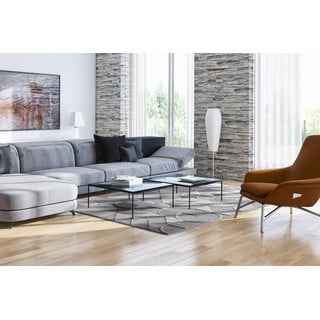 Sivi/krem tepih 133x190 cm Lori – FD