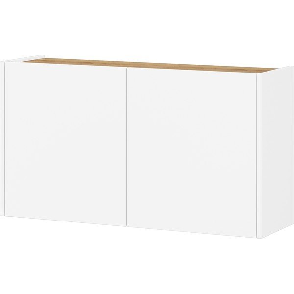 Bijeli viseći ormarić u dekoru hrasta 93x52x29 cm Libbiano – Germania