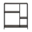 Crna metalna biblioteka 80x86 cm Newcastle – Actona