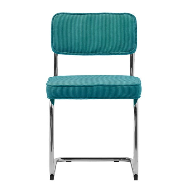 Plava blagovaonska stolica Unique Furniture Rupert Bauhaus