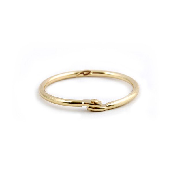 Prstenovi za zavjese za tuš u setu 12 kom mat zlatni Ringo Small – Spirella