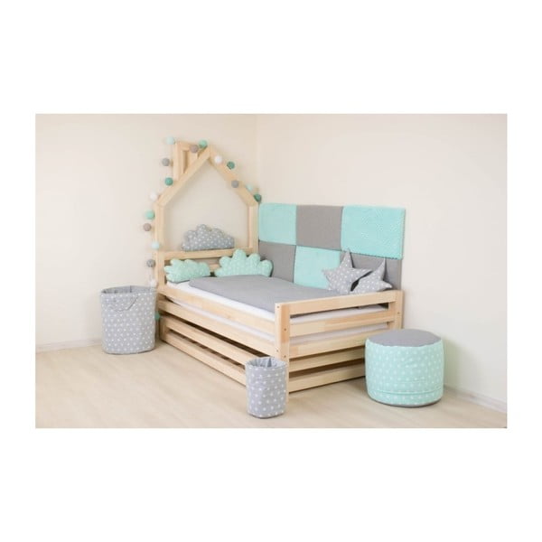 Set od 4 produžne noge od prirodnog smrekovog drva uz krevet Benlemi, visina 20 cm-image-2