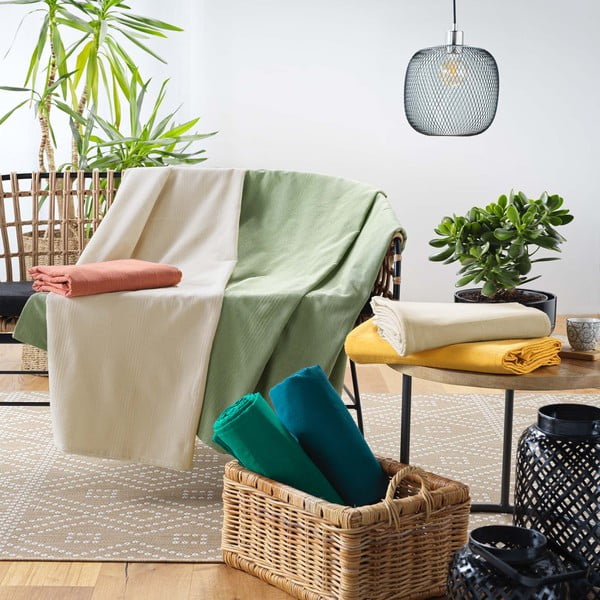 Zeleni prekrivač 220x240 cm Lucile – douceur d'intérieur-image-4