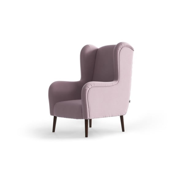 Svjetlo ružičasta baršunasta fotelja My Pop Design Muette