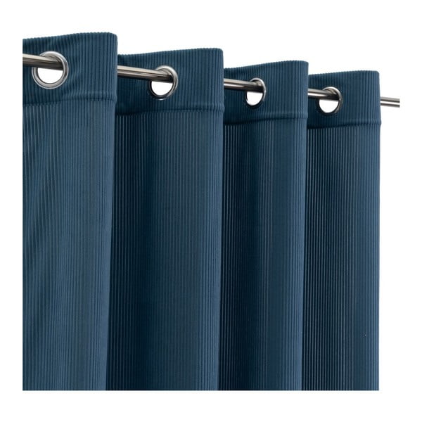 Plava zavjesa od samta 140x260 cm Merely – Casa Selección-image-2