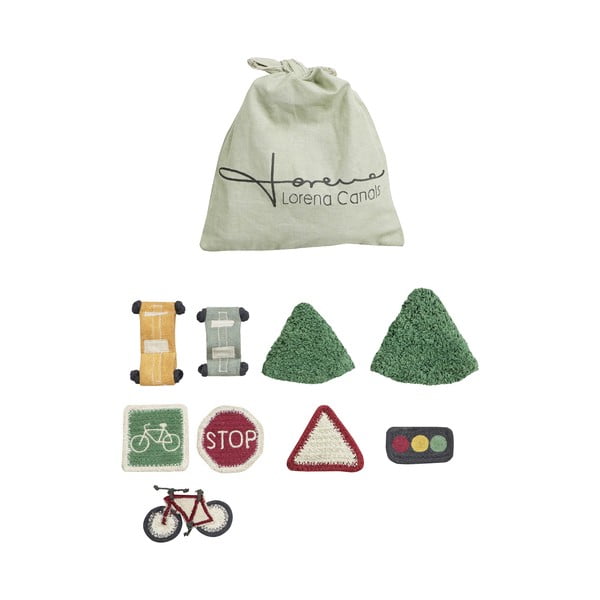 Sivi pamučan dječji tepih za igru 120x170 cm Eco-City – Lorena Canals-image-4